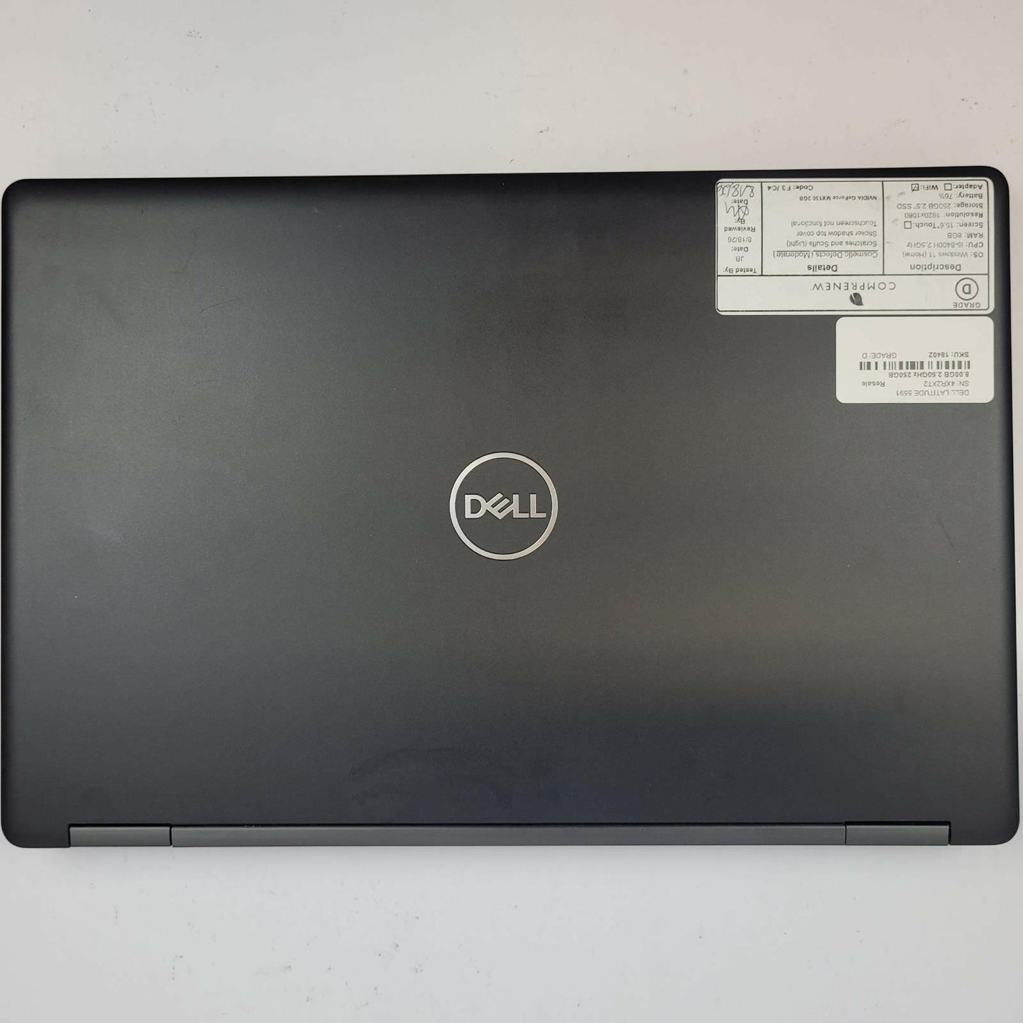 DELL LATITUDE 5591 Windows 11 Home Core i5 8400H 8GB RAM 250GB SSD | Grade D