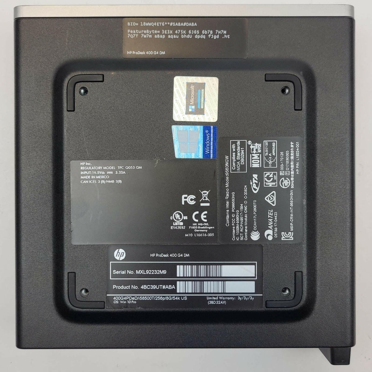 HP PRODESK 400 G4 Win 11 i5-8500T 8GB RAM 128GB SSD | Grade B | 19372