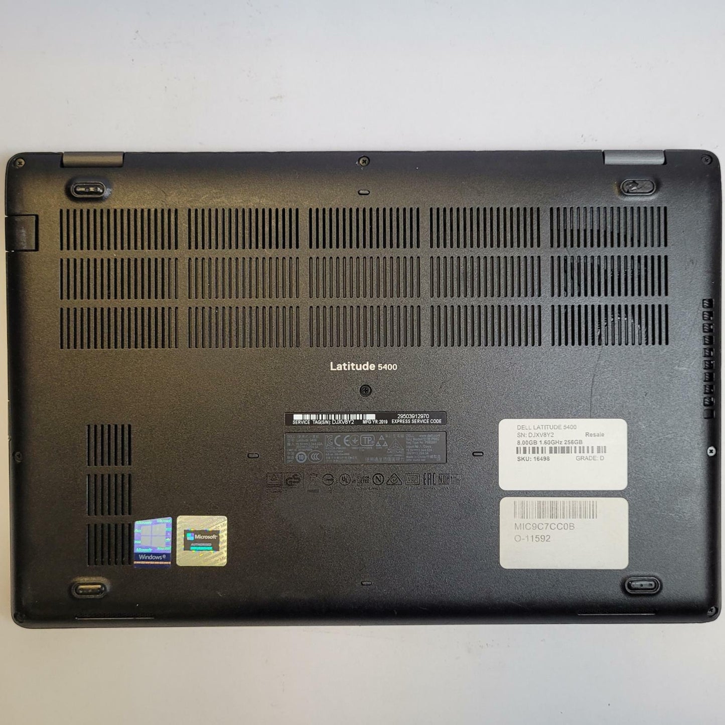 DELL LATITUDE 5400 Win 11 i5-8265U 16GB RAM 256GB NVME | Grade D | 16498