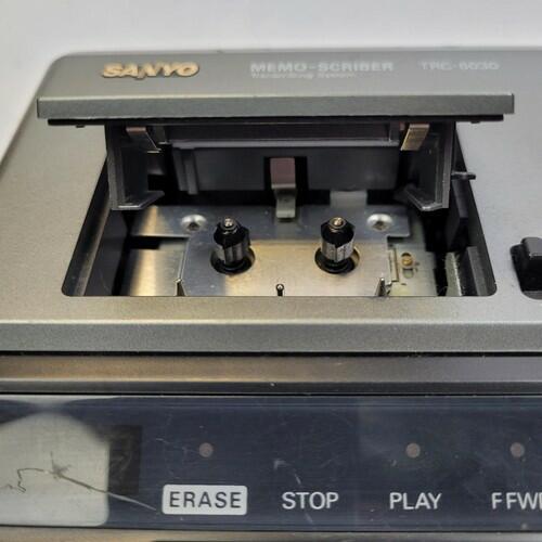 Sanyo TRC-6030 Memo-Scriber Micro-Cassette Transcribing System | Grade B