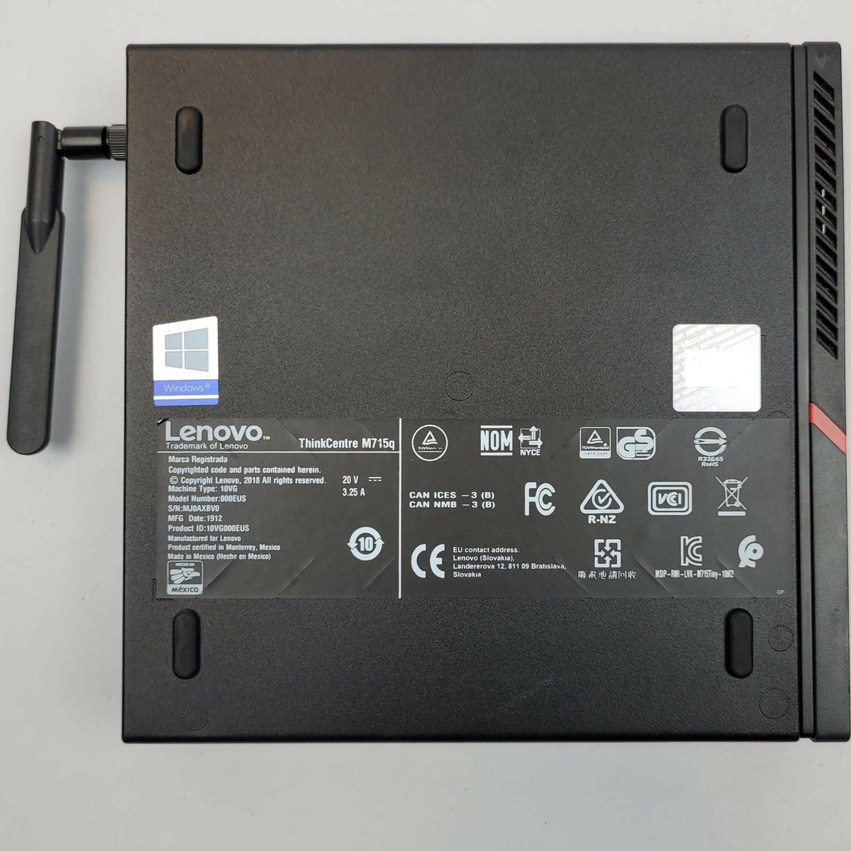 LENOVO THINKCENTRE M715Q Win 11 R3 PRO 2200GE 8GB RAM 128GB NVMe | Grade B