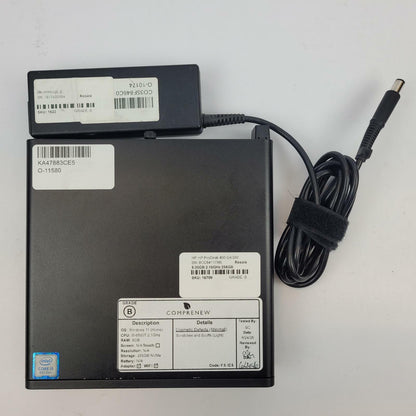 HP ProDesk 400 G4 DM Win 11 Home i5 8500T 8GB RAM 256GB M.2 NVMe SSD | Grade B