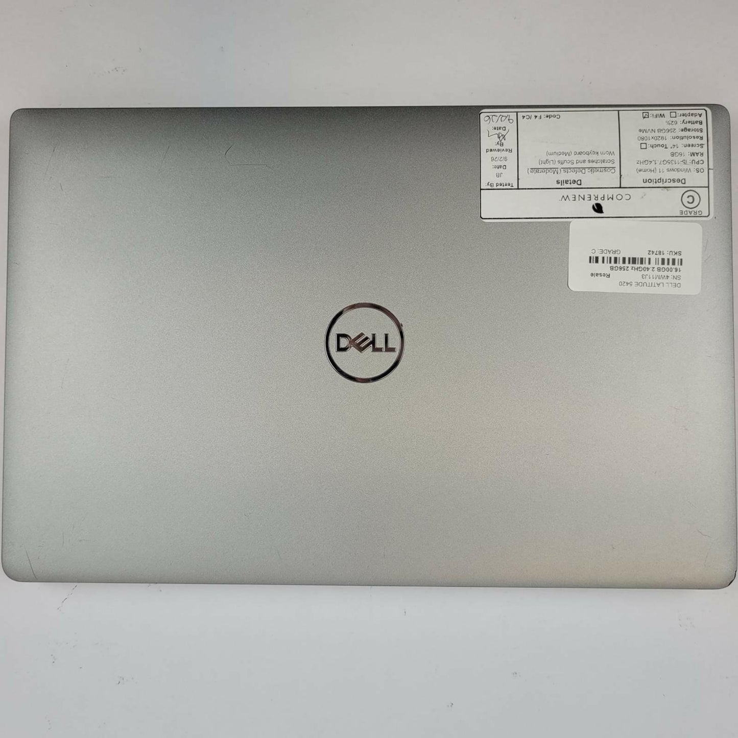 DELL LATITUDE 5420 Win 11 i5-1135G7 16GB RAM 256GB NVME | Grade C | 18742