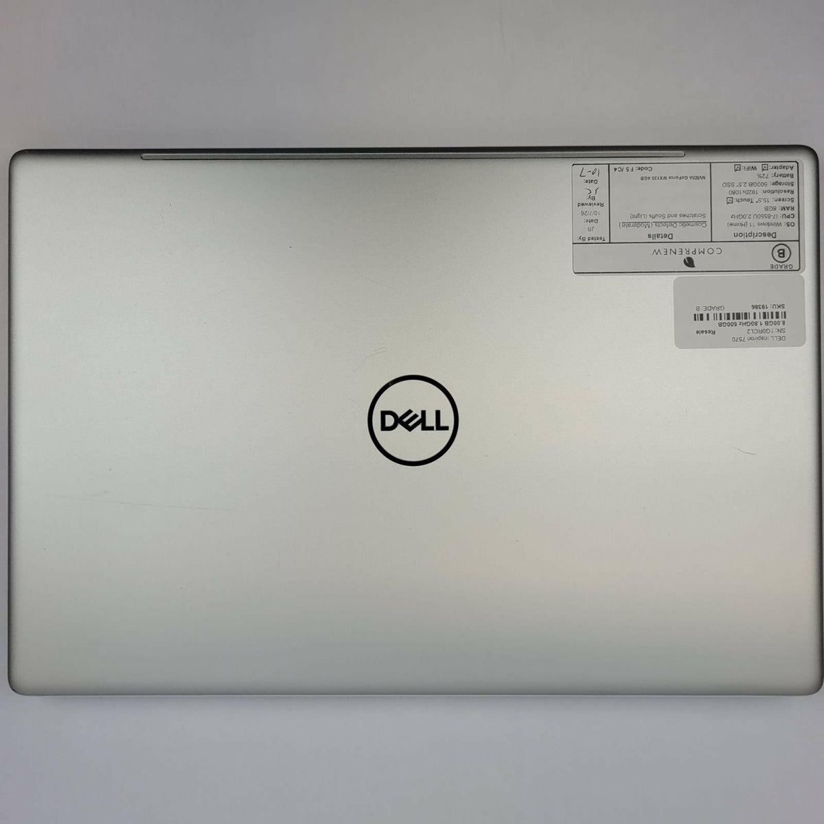 DELL Inspiron 7570 Windows 11 Home Core i7 8550U 8GB RAM 500GB SSD | Grade B