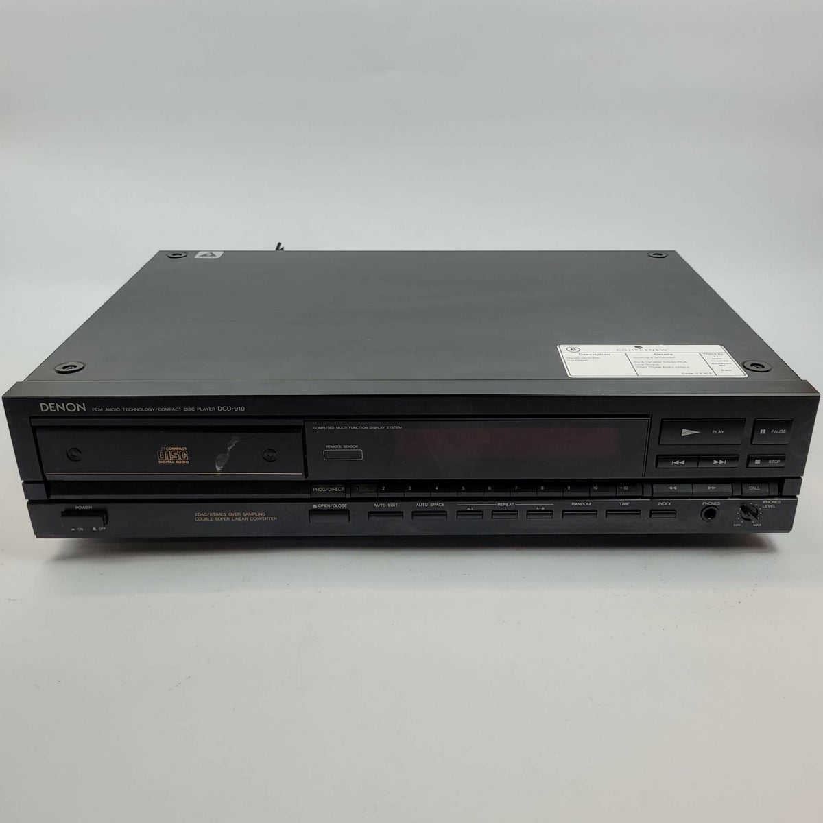 Denon DCD-910 CD Player | Grade B