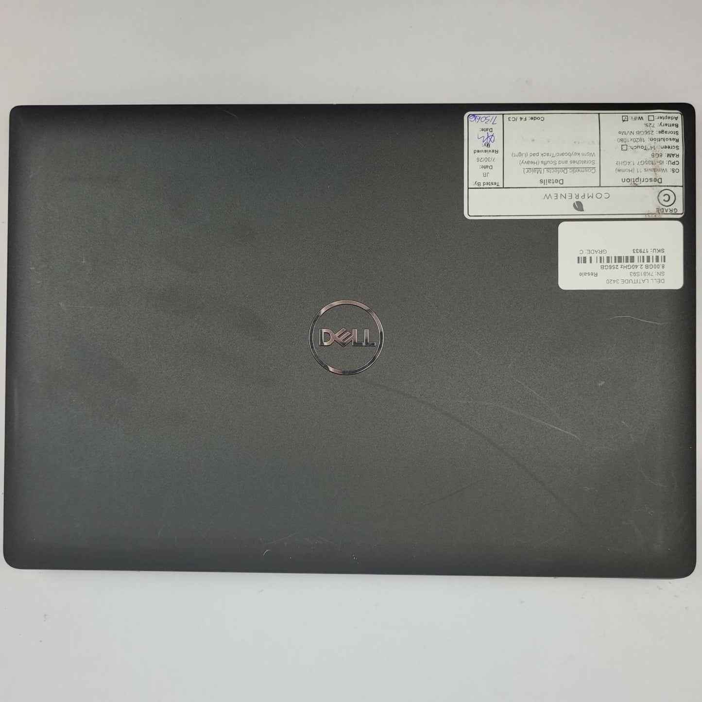 DELL LATITUDE 3420 Win 11 i5-1135G7 8GB RAM 256GB NVME | Grade C | 17933