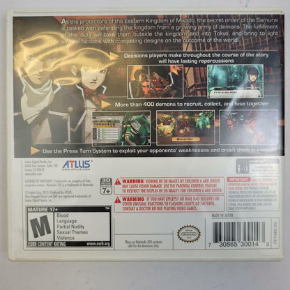 Atlus Shin Megami Tensei IV Nintendo 3DS Game | Grade B