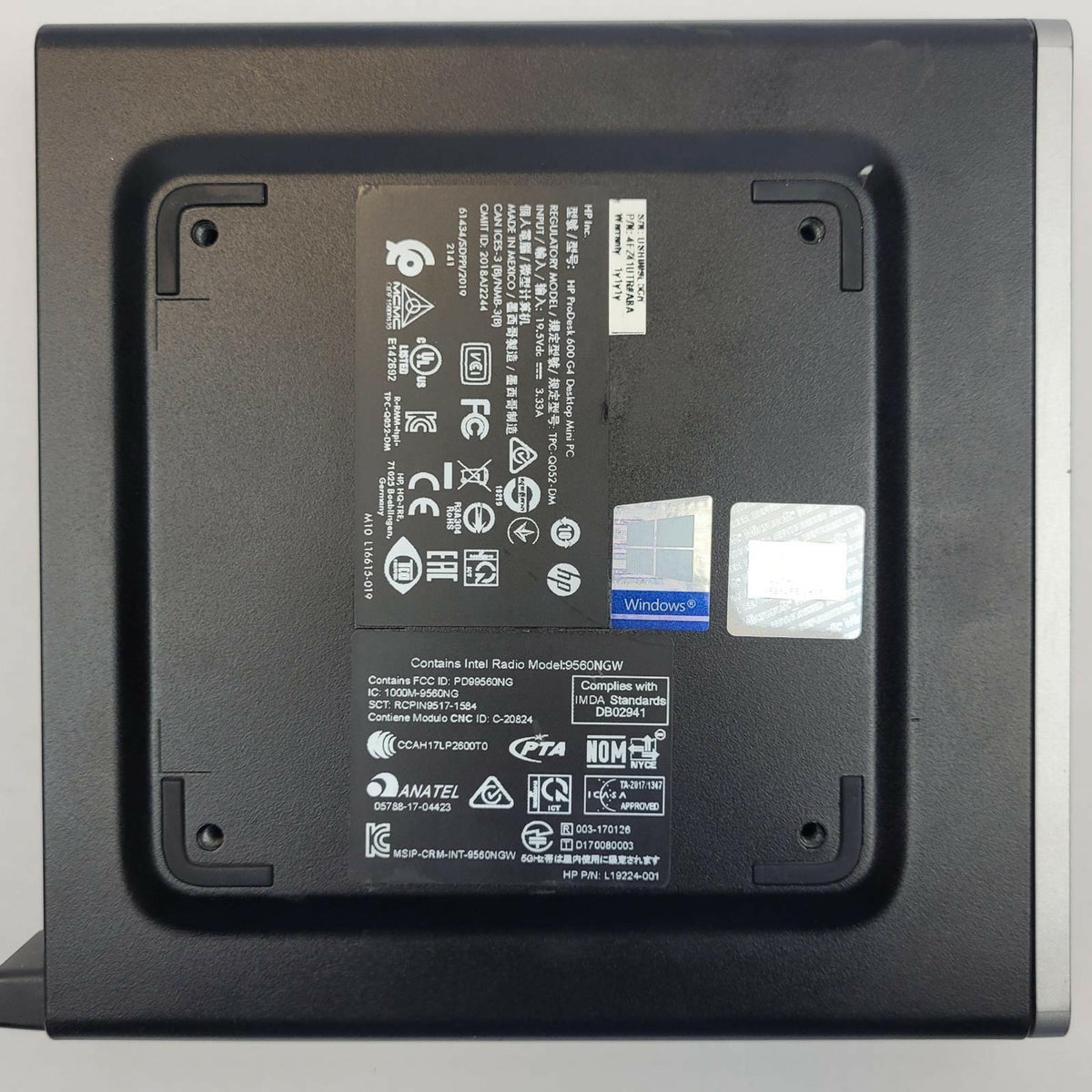 HP PRODESK 600 Win 11 i5-8500 16GB RAM 256GB NVMe | Grade B