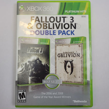Bethesda Softworks Fallout 3 and Oblivion Double Pack Xbox 360 Game | Grade B