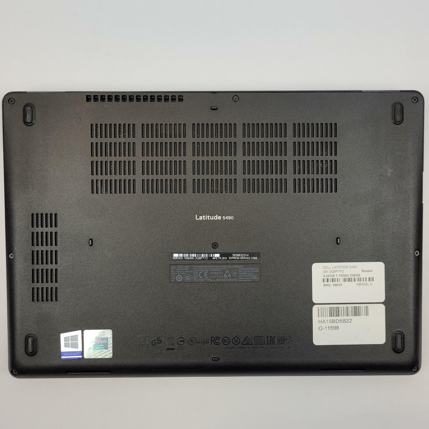 DELL LATITUDE 5490 Windows 11 Home Core i5 8350U 8GB RAM 256GB SSD | Grade C