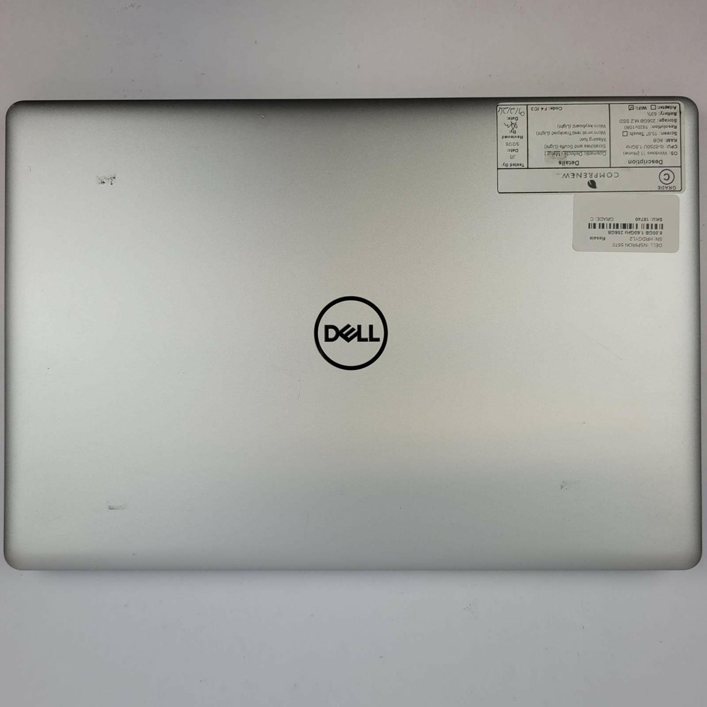 DELL INSPIRON 5570 Win 11 i5-8250U 8GB RAM 256GB SSD | Grade C | 18740