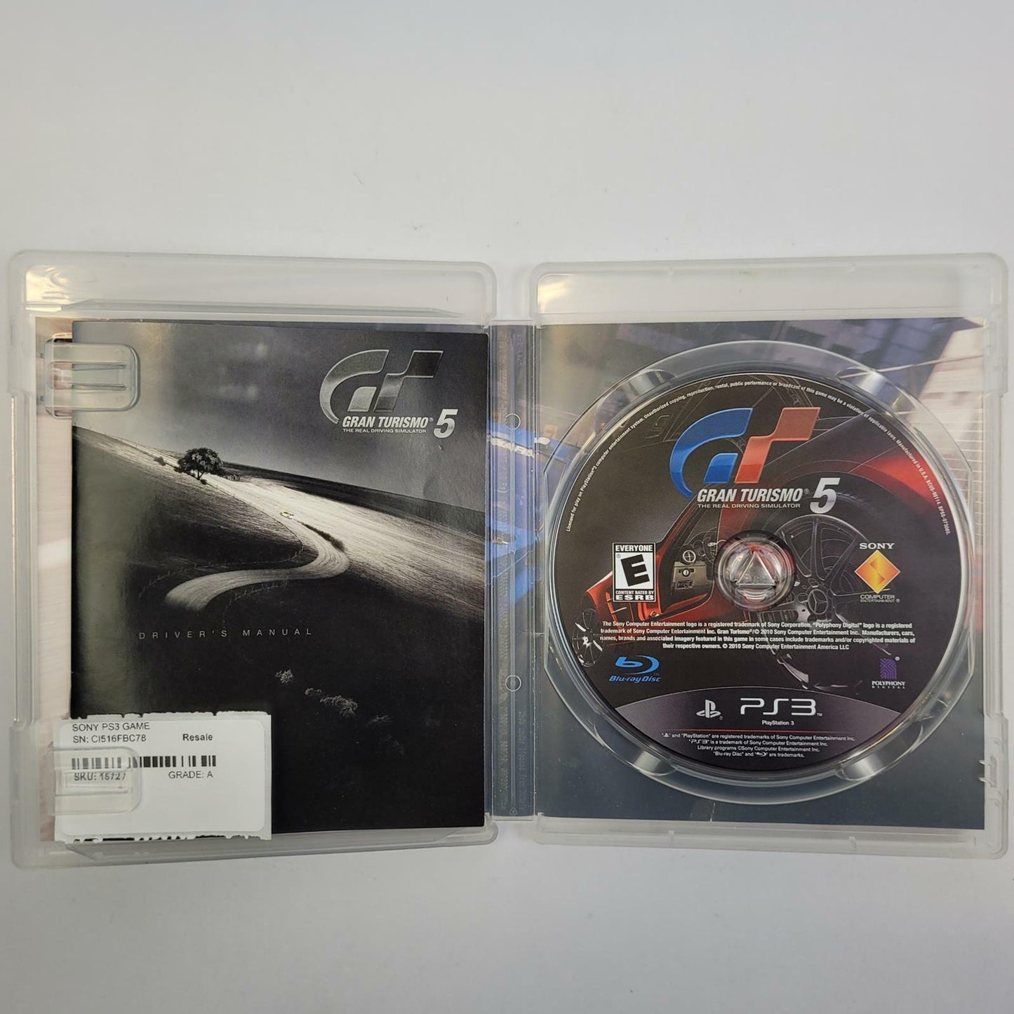 Sony Polyphony Digital Gran Turismo 5 PS3 Game | Grade B