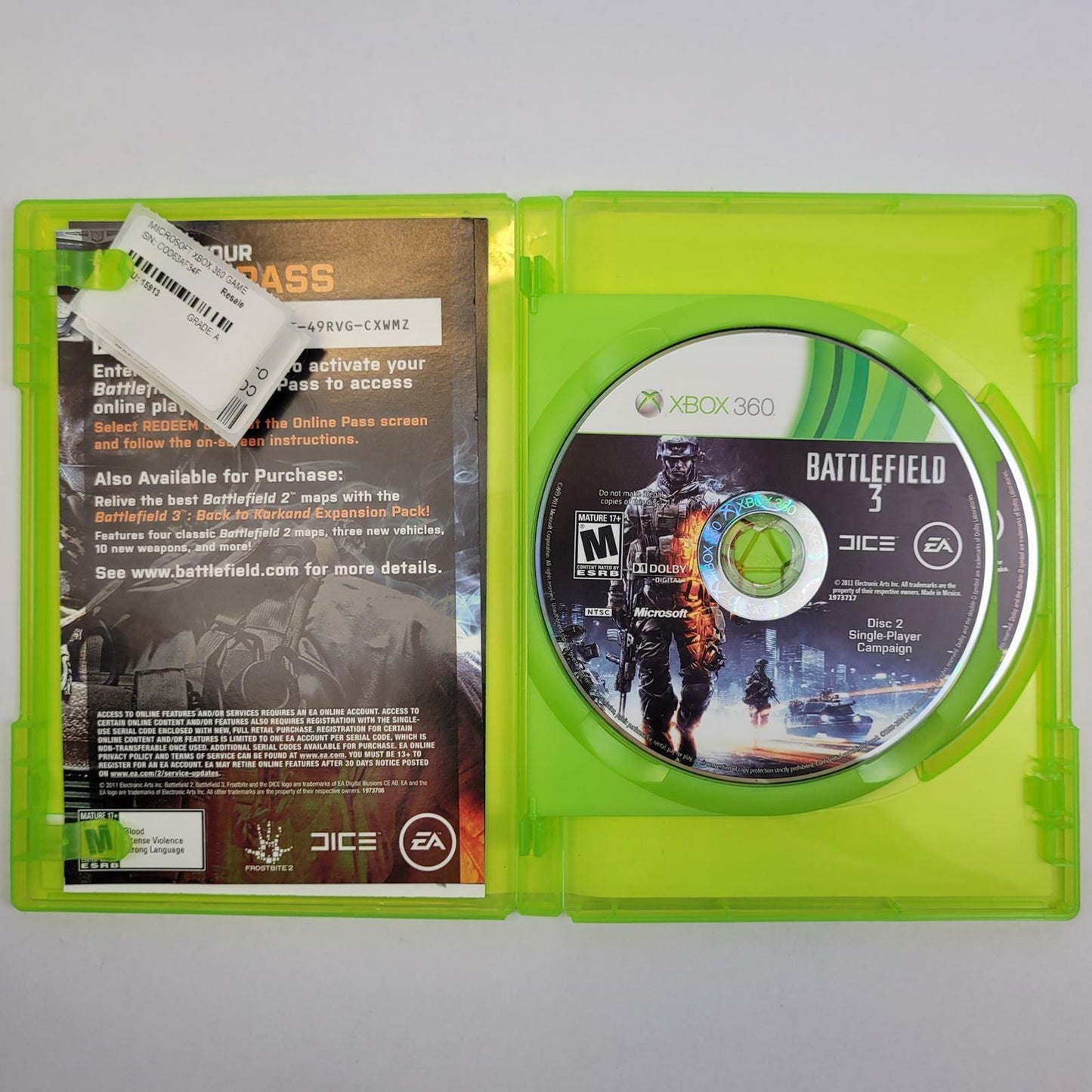 Electronic Arts Battlefield 3 Xbox 360 Game | Grade B