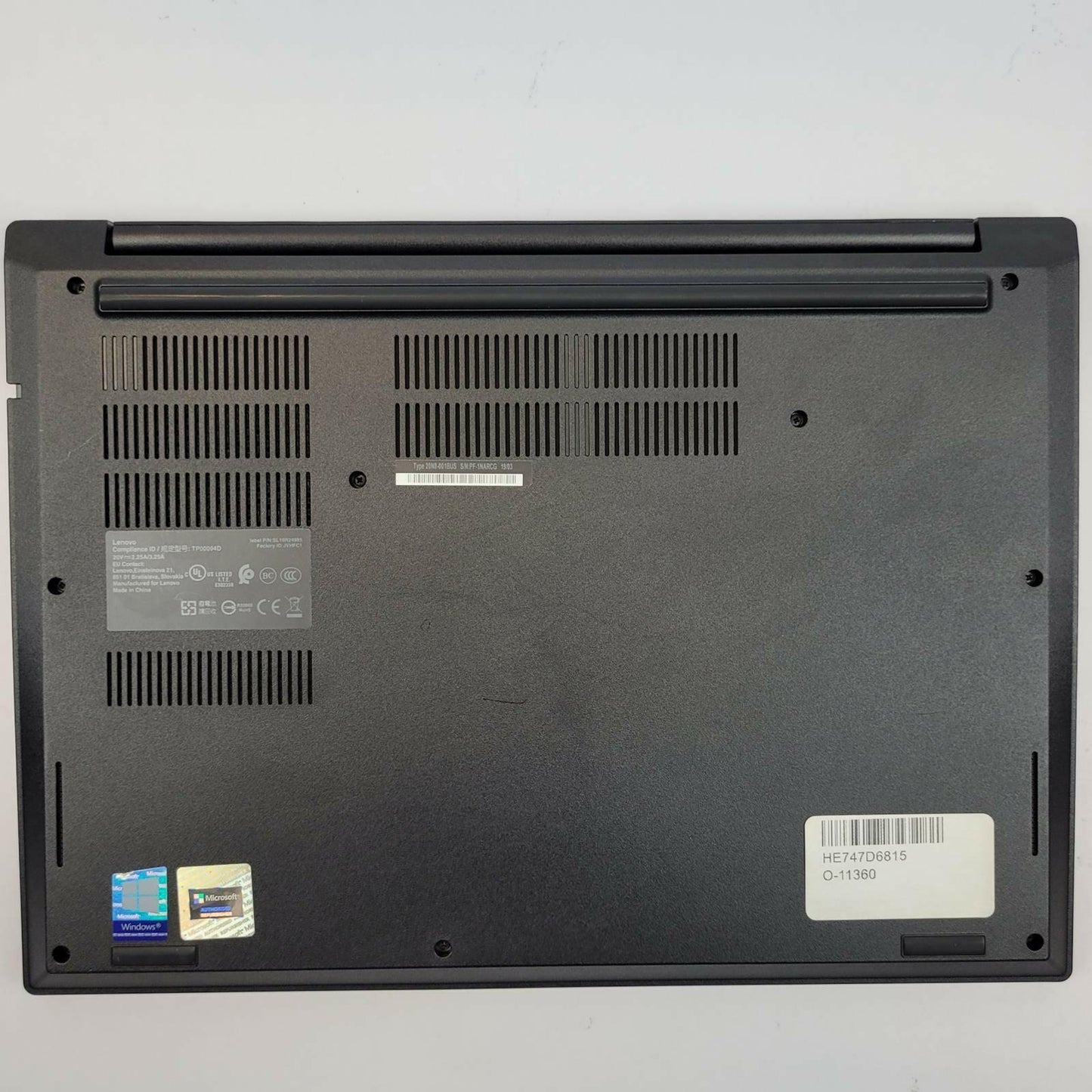 LENOVO ThinkPad E490 Windows 11 Home Core i5 8265U 8GB RAM 256GB NVME | Grade B
