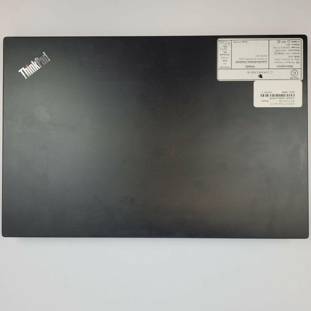 LENOVO ThinkPad E15 Windows 11 Home Core i5 10210U 8GB RAM 250GB SSD | Grade C