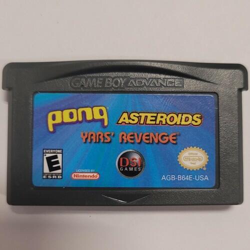 Pong Asteroids Yars' Revenge Game Boy Advance | Grade B