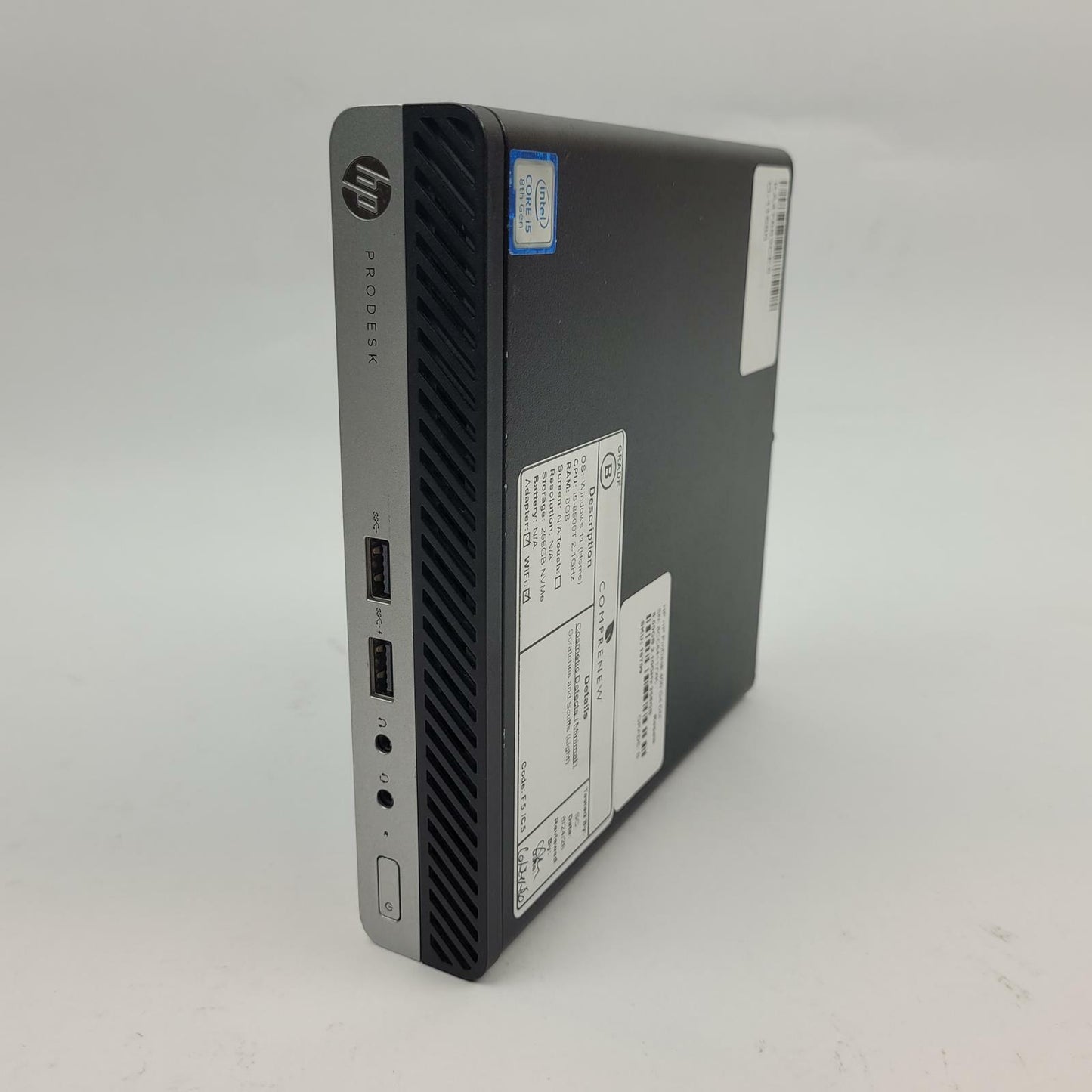 HP ProDesk 400 G4 DM Win 11 Home i5 8500T 8GB RAM 256GB M.2 NVMe SSD | Grade B
