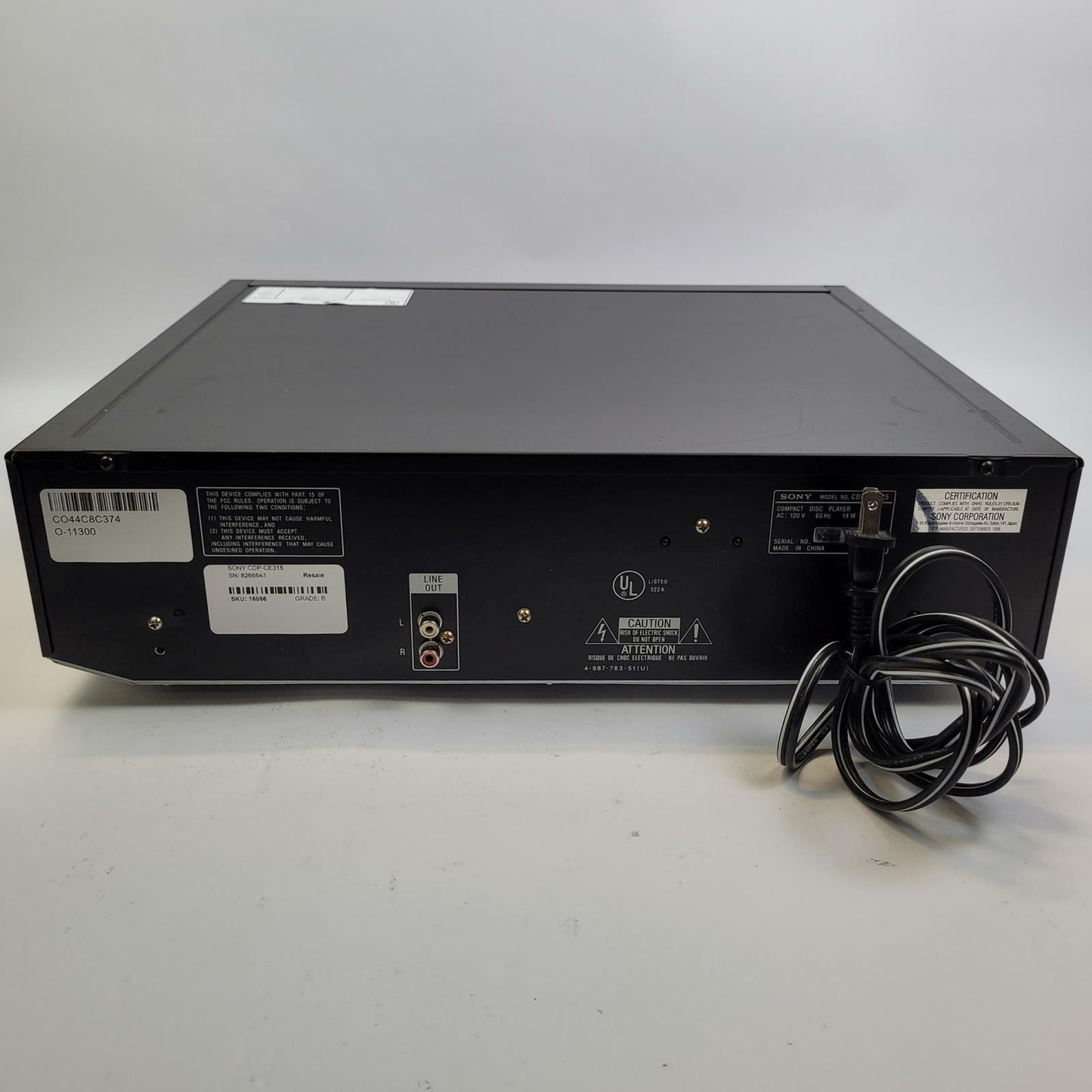 Sony CDP-CE315 5-Disc CD Changer | Grade B