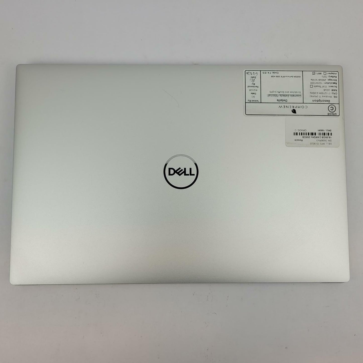 DELL XPS 15 9520 Windows 11 Home Core i7 12700H 32GB RAM 256GB NVME | Grade C