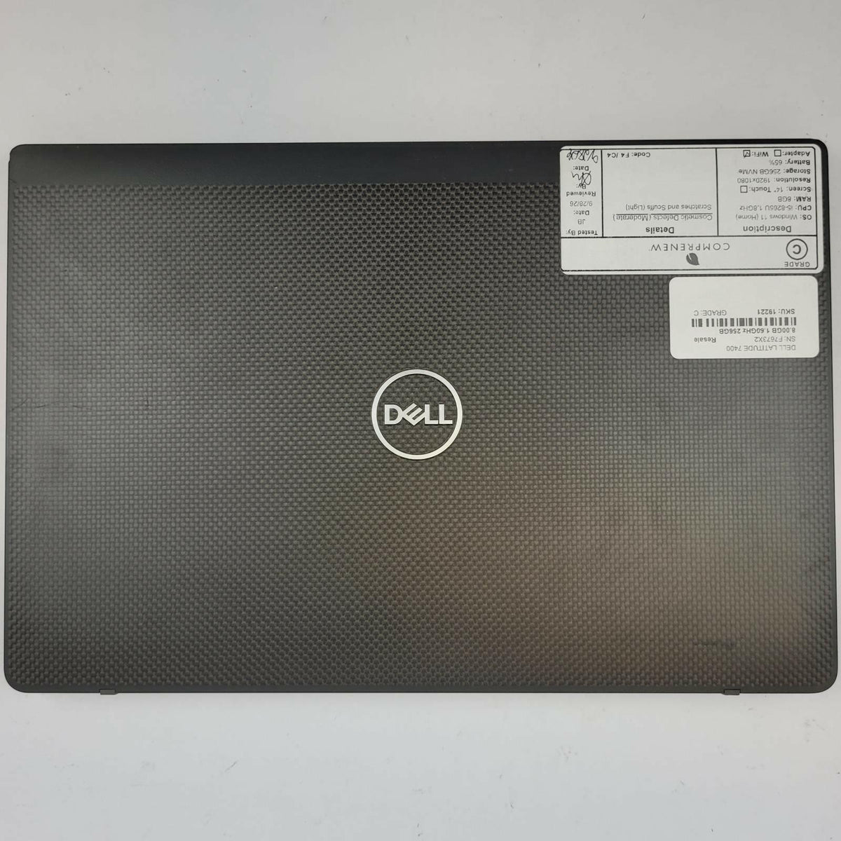DELL LATITUDE 7400 Win 11 i5-8265U 8GB RAM 256GB NVME | Grade C