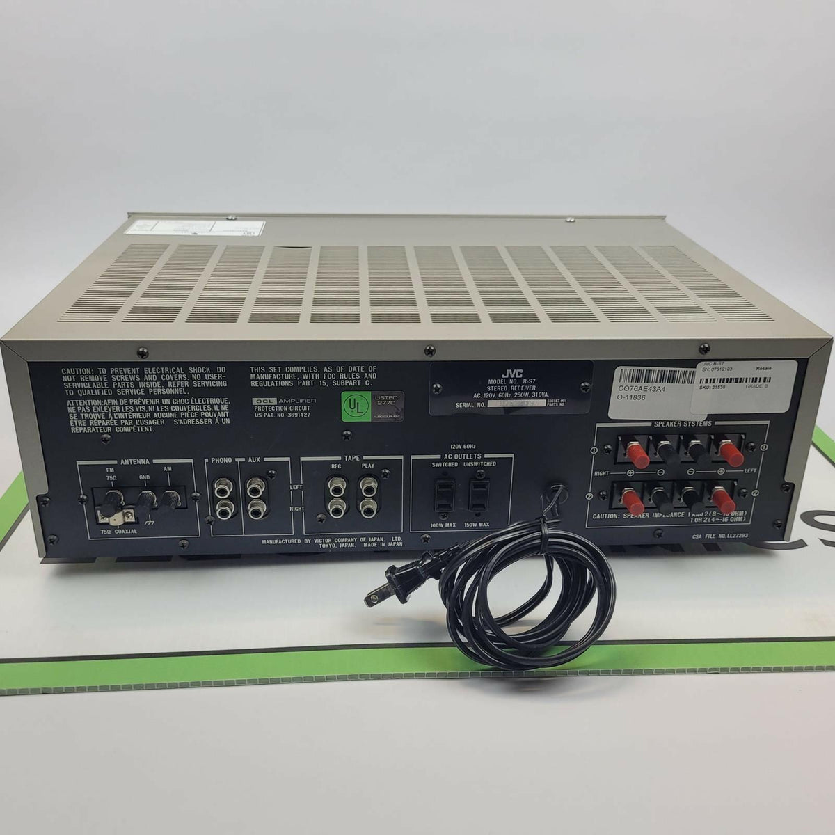 JVC R-S7 AM/FM Stereo Receiver | Grade B