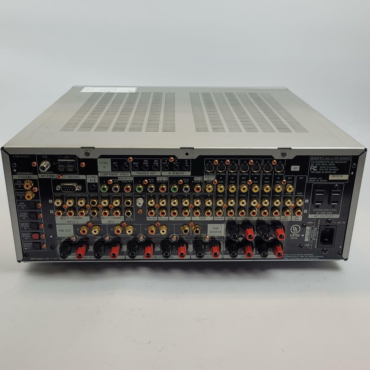 Sony STR-DA5000ES 7.1-Channel ES AV Receiver | Grade B