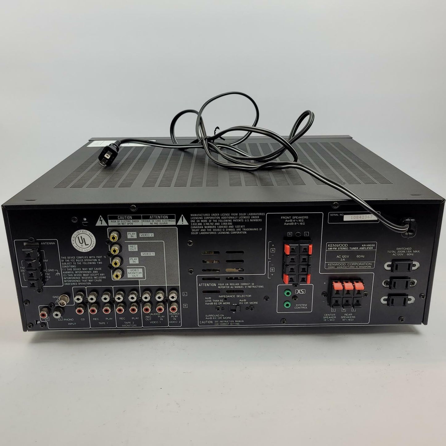 Kenwood KR-V8030 5-Channel AV Stereo Receiver | Grade B