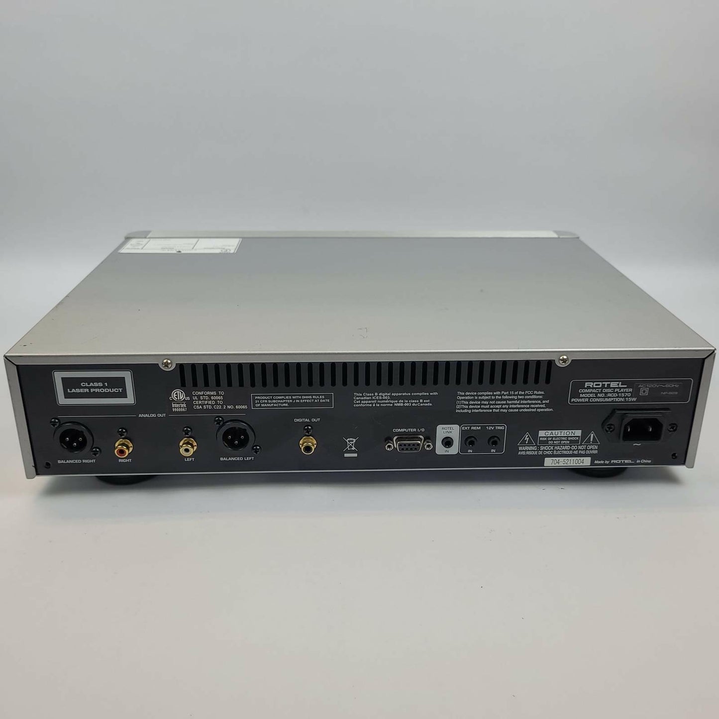 Rotel RCD-1570 Compact Disc Player | Grade F