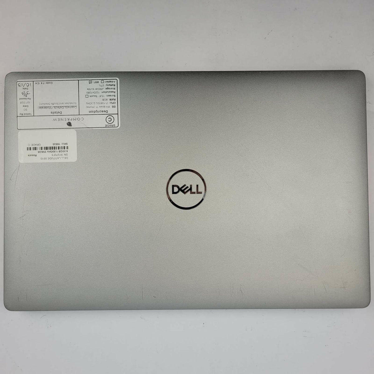 DELL LATITUDE 5510 Win 11 i7-10610U 8GB RAM 256GB NVME | Grade C