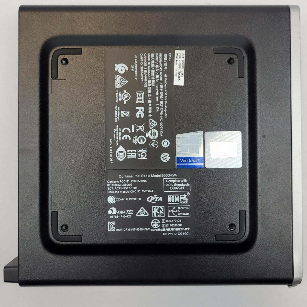HP PRODESK 400 G5 Win 11 i5-9500T 8GB RAM 256GB NVMe | Grade B