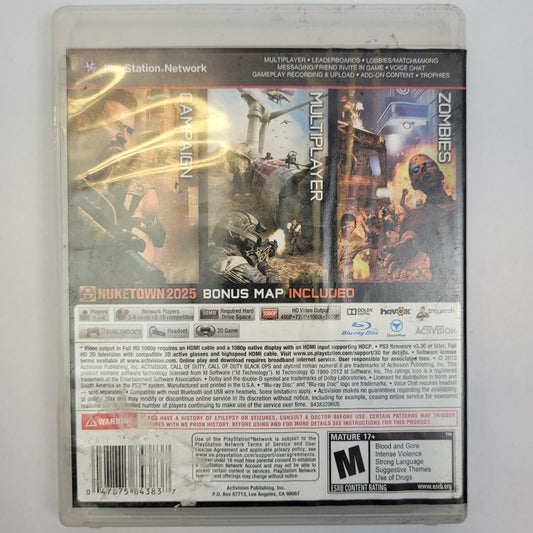 Activision Call of Duty Black Ops II PlayStation 3 Game | Grade B