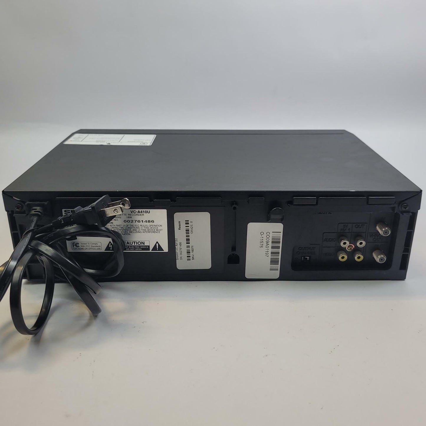 Sharp VC-A410U 4-Head VHS VCR | Grade B