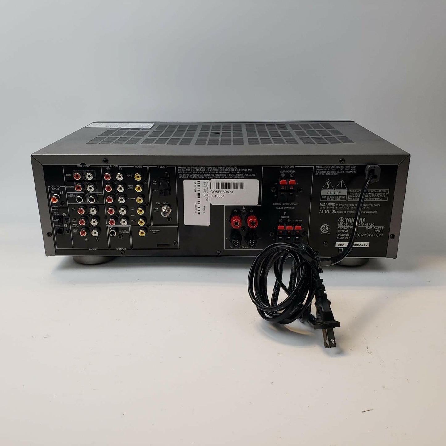 Yamaha HTR-5730 5.1 Channel Digital Home Theater Receiver | Grade B