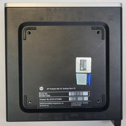 HP ProDesk 600 G4 Win11 i5-8500T 8GB RAM 256GB NVMe | Grade B | 14783a |