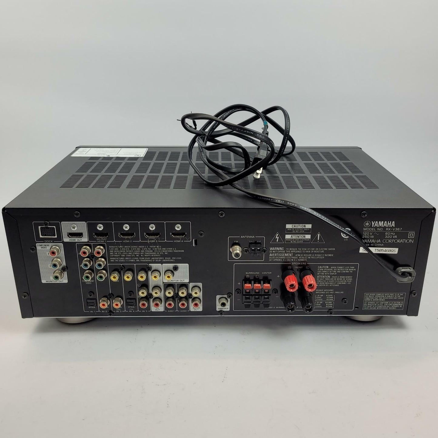 Yamaha RX-V367 5.1-Channel AV Receiver | Grade B