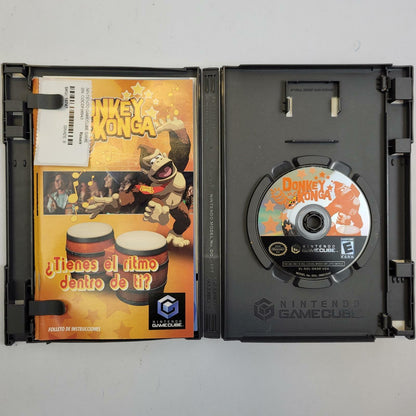 Nintendo Donkey Konga Nintendo GameCube Game with DK Bongos | Grade B
