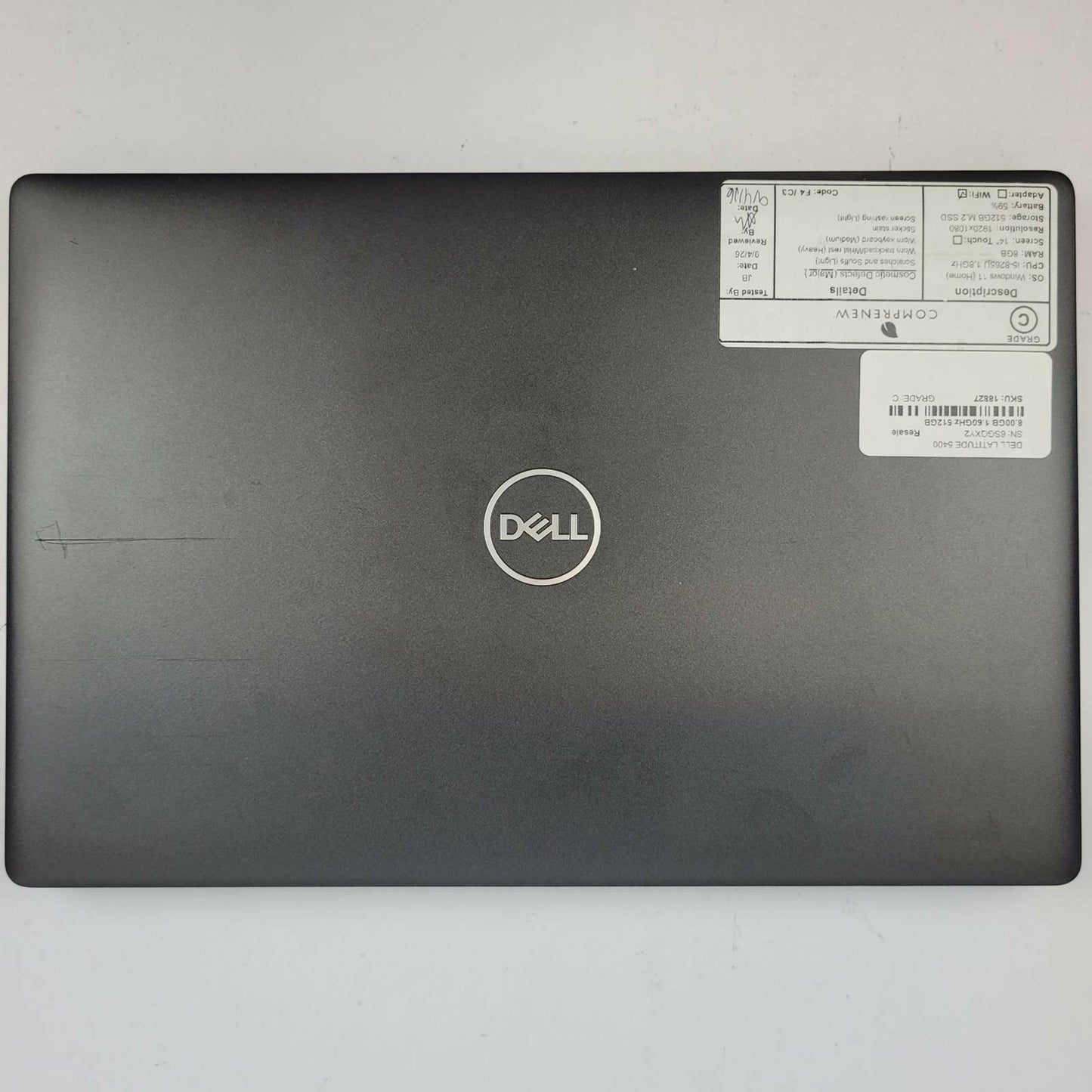 DELL LATITUDE 5400 Windows 11 Home Core i5 8265U 8GB RAM 512GB SSD | Grade C