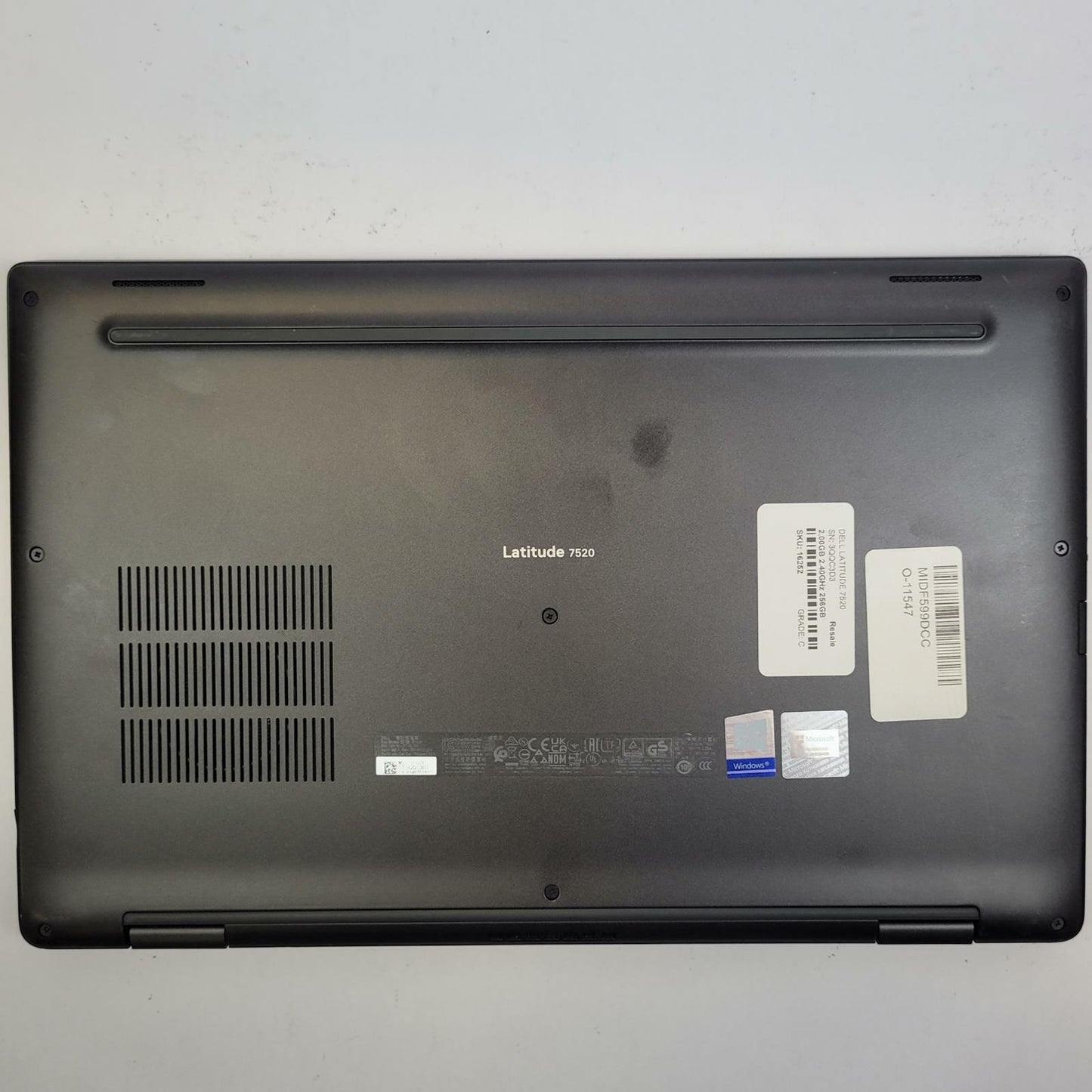 DELL LATITUDE 7520 Win 11 i5-1135G7 16GB RAM 256GB NVME | Grade C | 16252