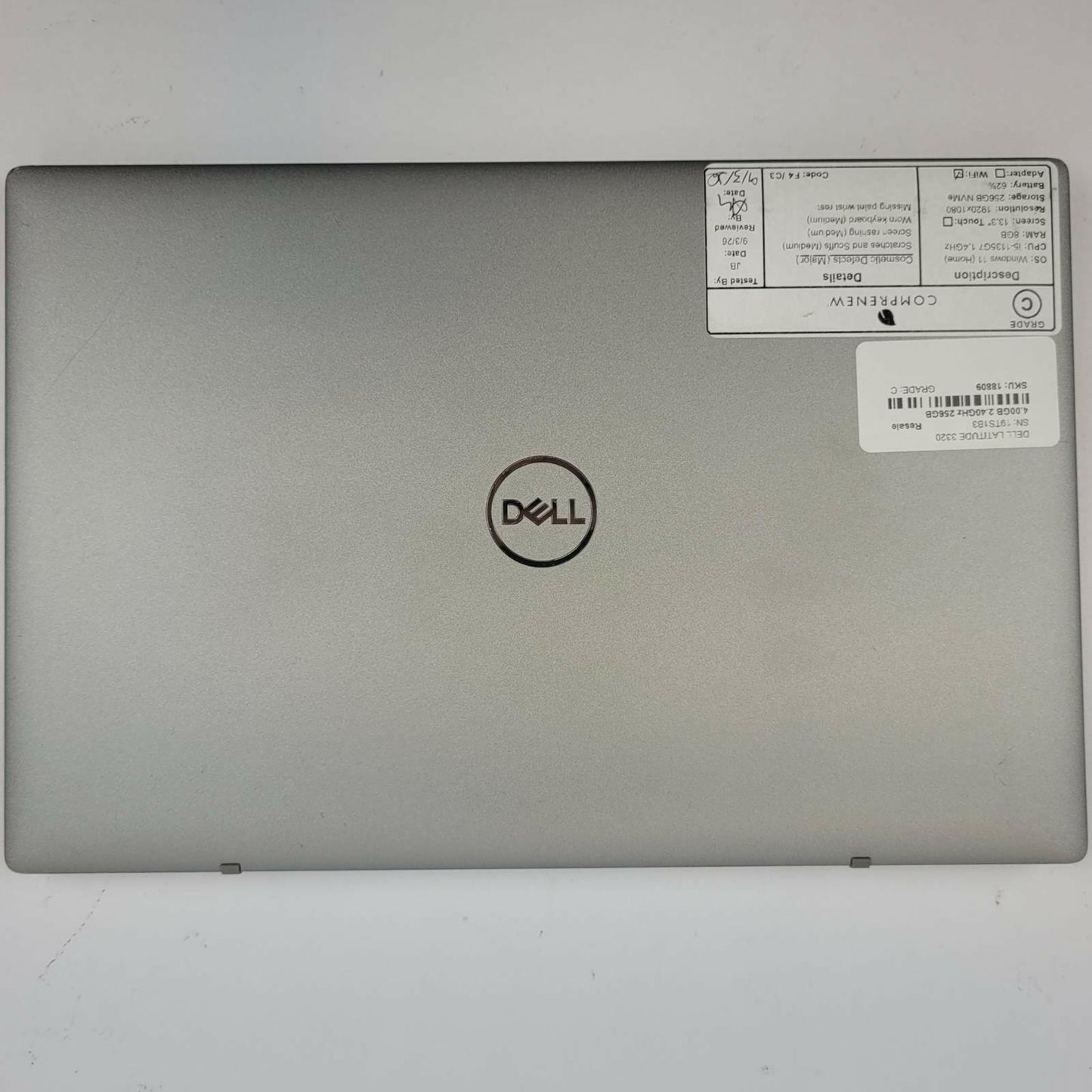 DELL LATITUDE 3320 Win 11 i5-1135G7 8GB RAM 256GB NVME | Grade C | 18809