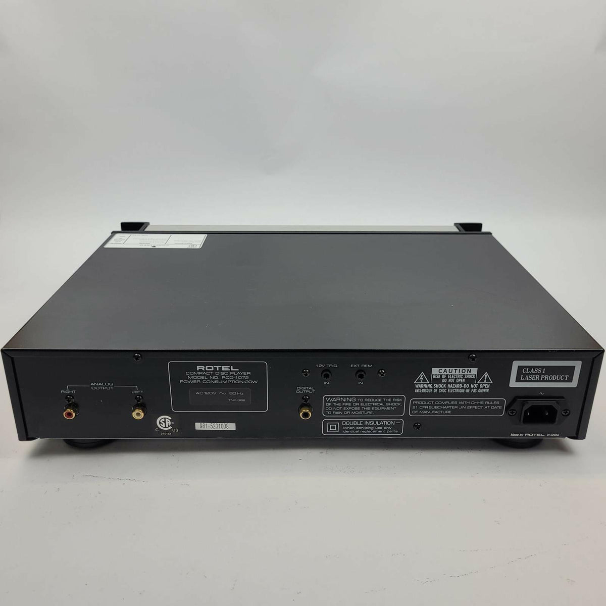 Rotel RCD-1072 Compact Disc Player | Grade B