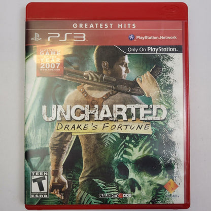 Sony Naughty Dog Uncharted Drake's Fortune PS3 Game | Grade B