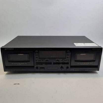 OPTIMUS SCT-56 Double Cassette Deck | Grade B