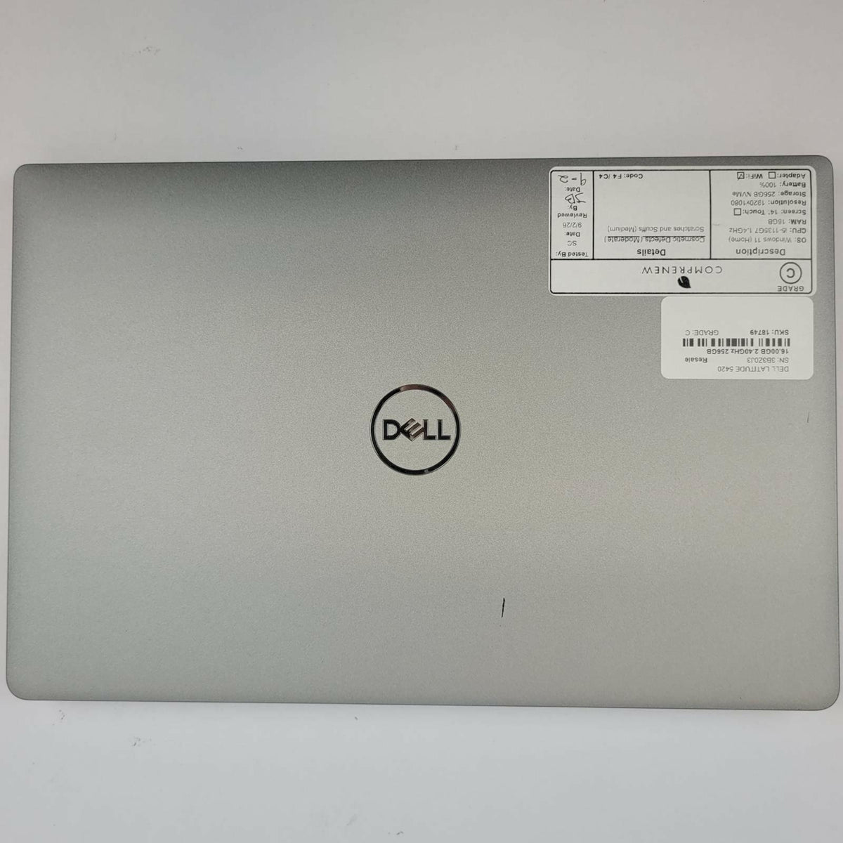 DELL LATITUDE 5420 Windows 11 Home Core i5 1135G7 16GB RAM 256GB NVME | Grade C