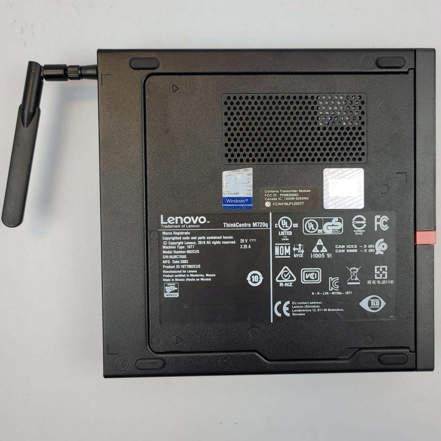 LENOVO THINKCENTRE M720Q Win 11 i5-8400T 8GB RAM 256GB NVMe | Grade B |17241a|