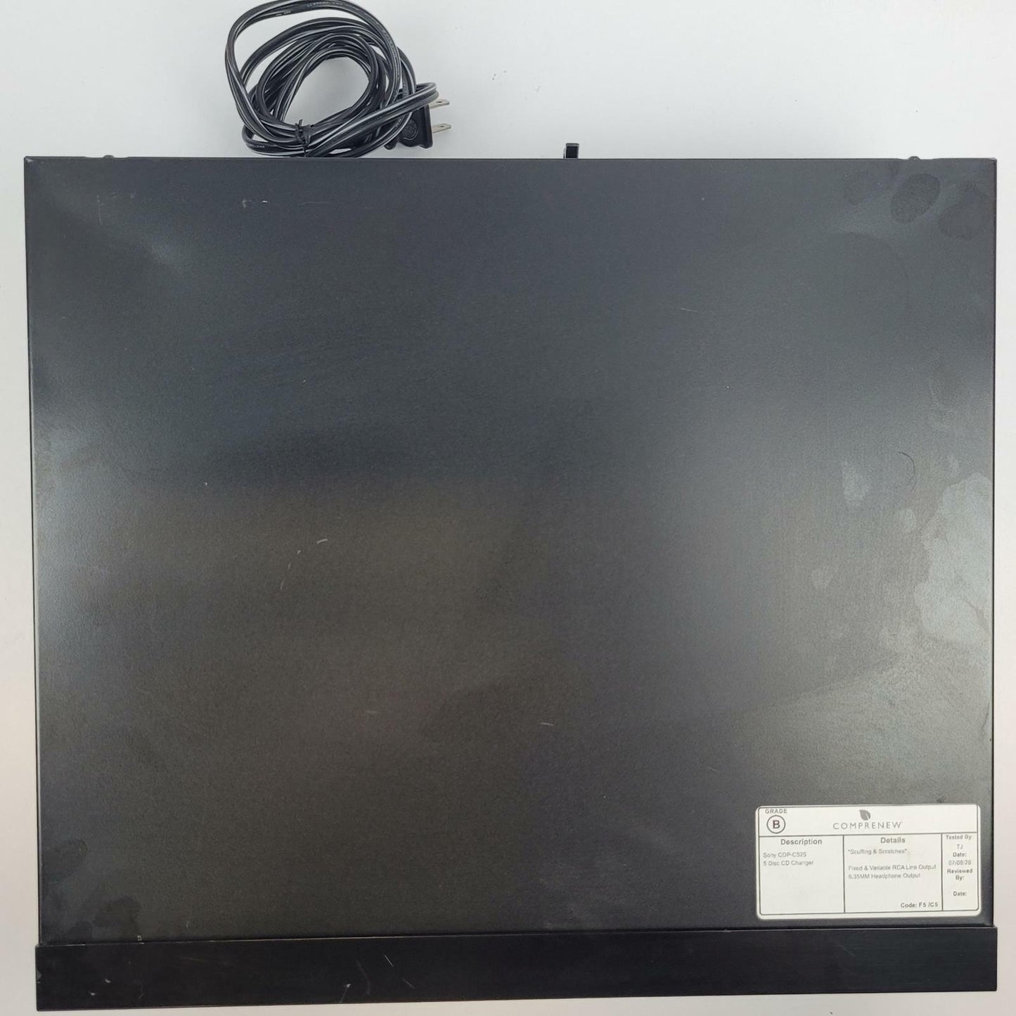 Sony CDP-C525 5-Disc CD Changer Player | Grade B
