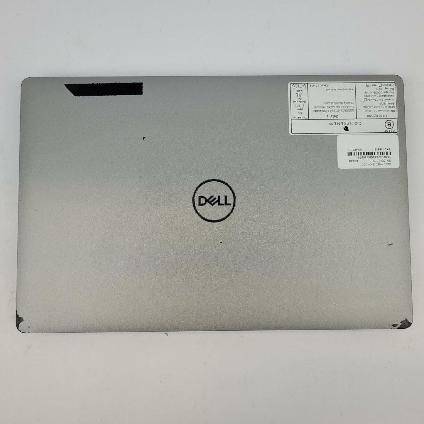 DELL PRECISION 3551 Windows 11 Home Core i5 10400H 16GB RAM 256GB NVME | Grade B