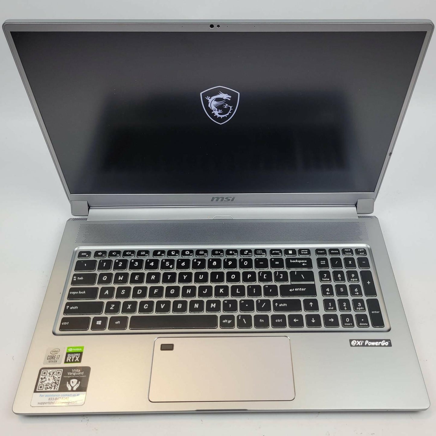 MSI WS75 10TK Windows 11 Home Core i7 10875H 32GB RAM 1TB NVME | Grade C