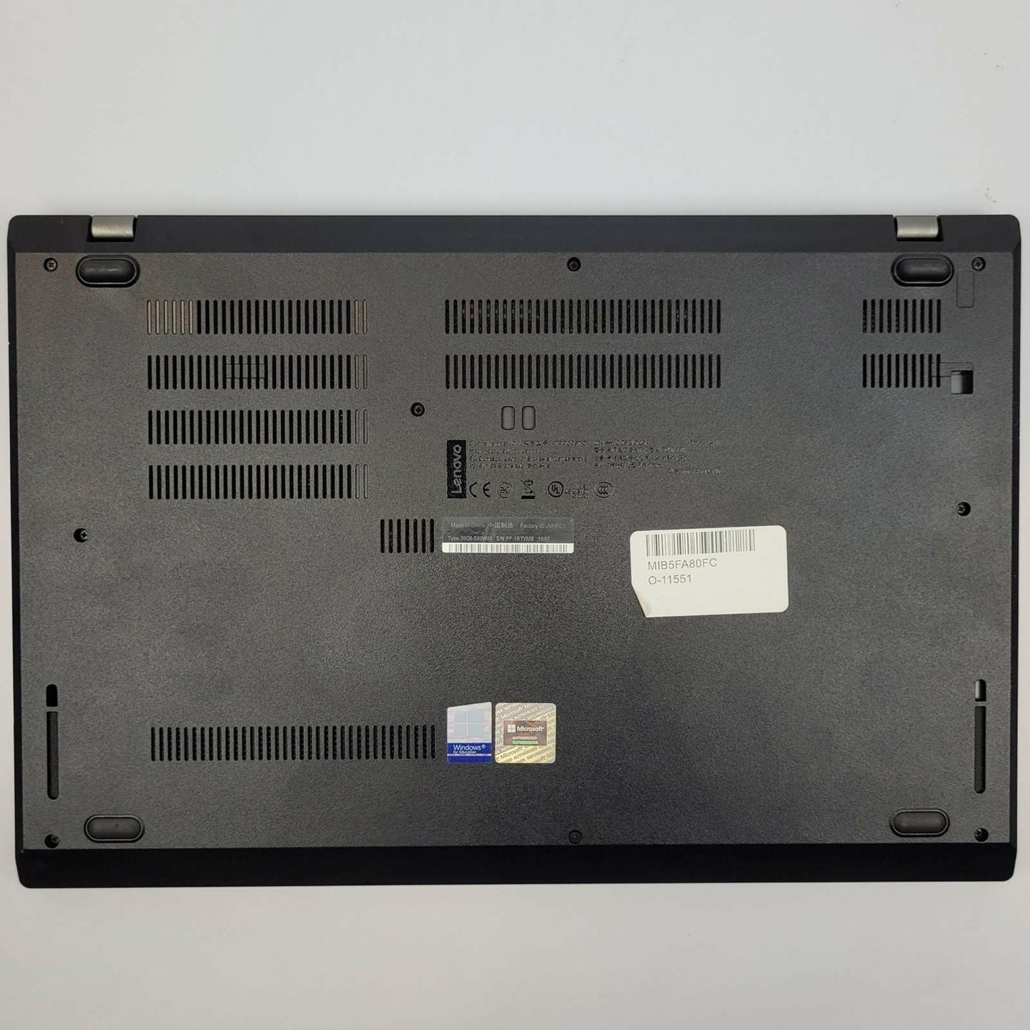 LENOVO ThinkPad L590 Win 11 i5-8265U 8GB RAM 256GB NVME | Grade C | 17918