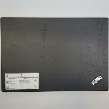 LENOVO THINKPAD T490 Win 11 i5-8365U 8GB RAM 256GB NVME | Grade D | 16255