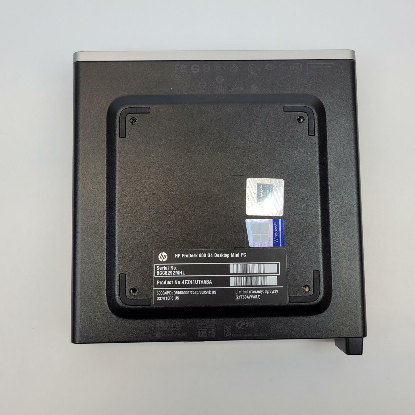 HPProDesk 600 G4 Win11 Home Core i5 8500T 4GB RAM 256GB M.2 NVMe SSD | Grade B